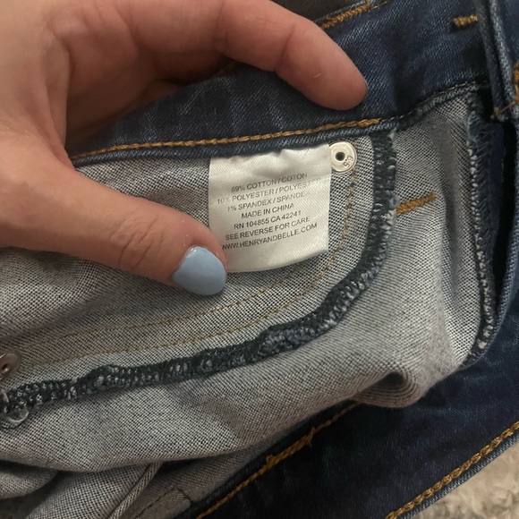 Henry & Belle Crop Jeans Straight Leg Size 26 - Picture 7 of 11